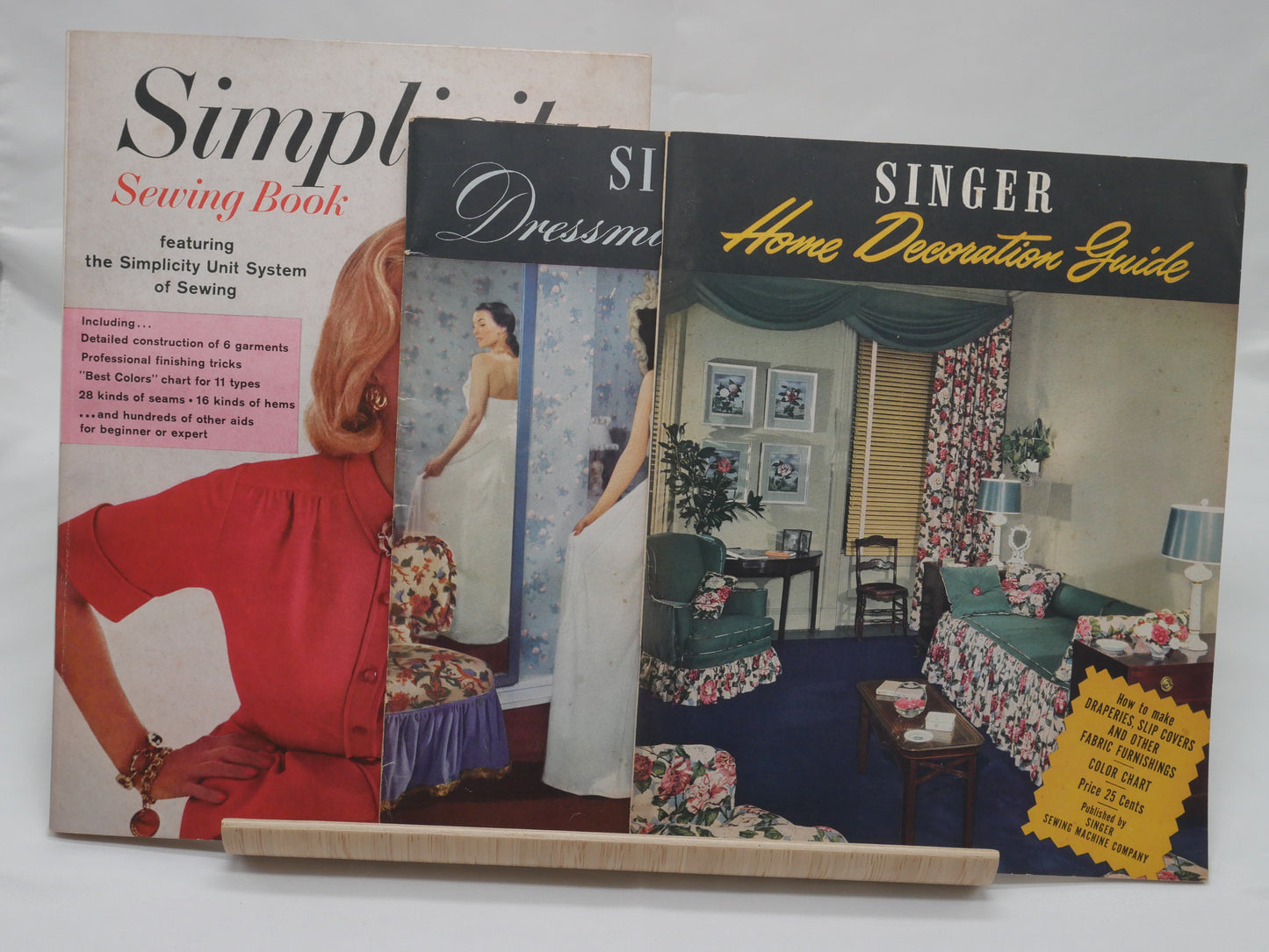 Vintage Simplicity & Singer Sewing Books