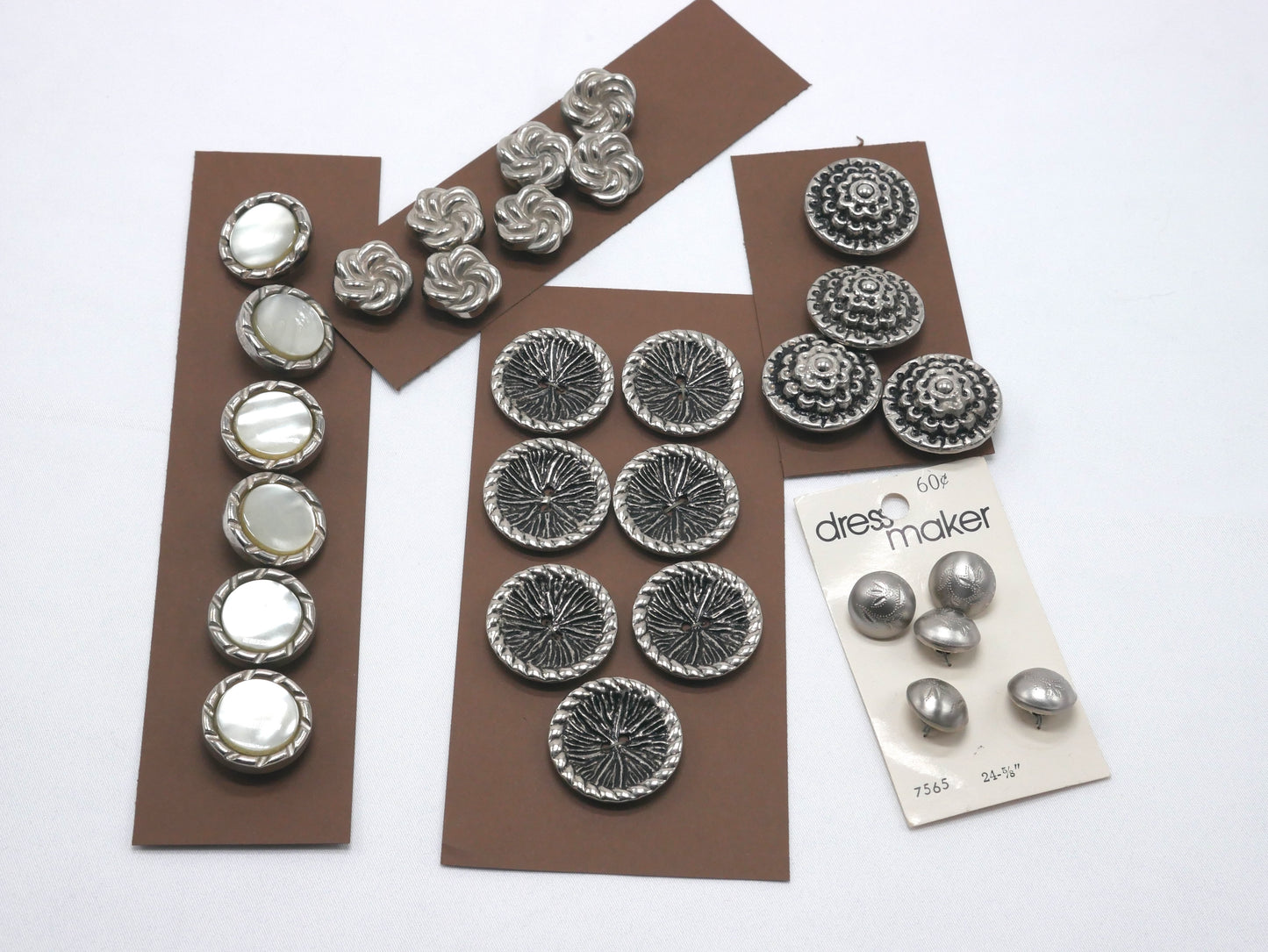 Silver Button Bundle