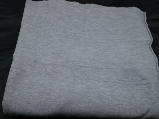 1 ⅜ Yards - Heather Grey Fleece