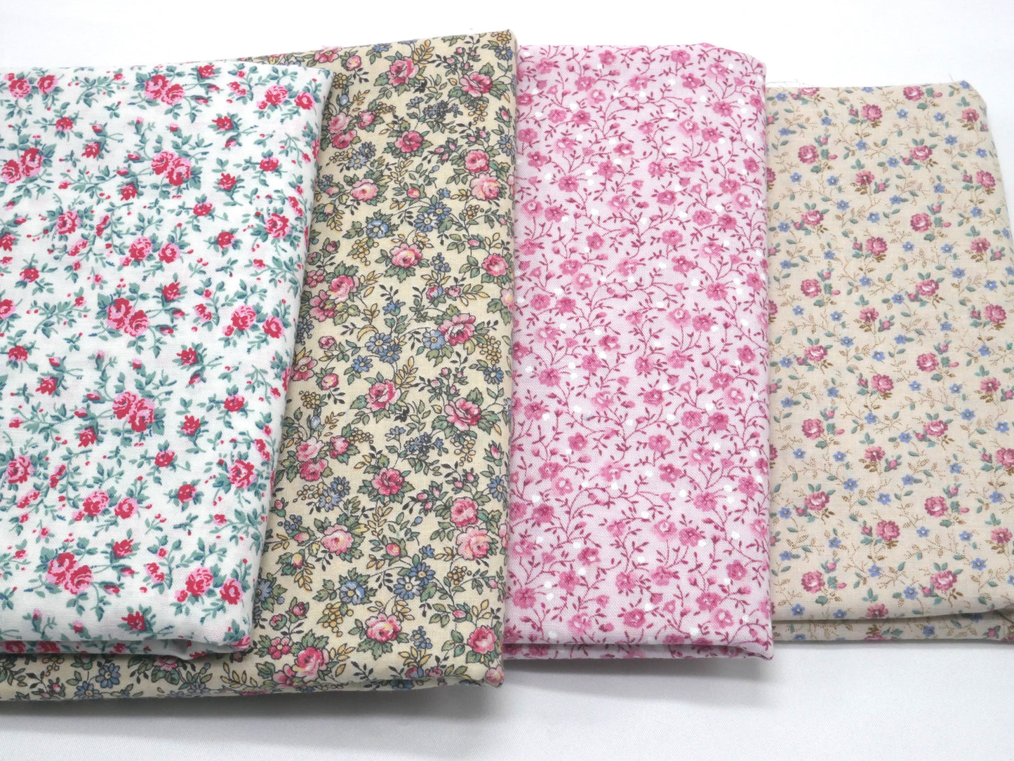 Spring Cotton Bundle - ½ Yard Pink Florals