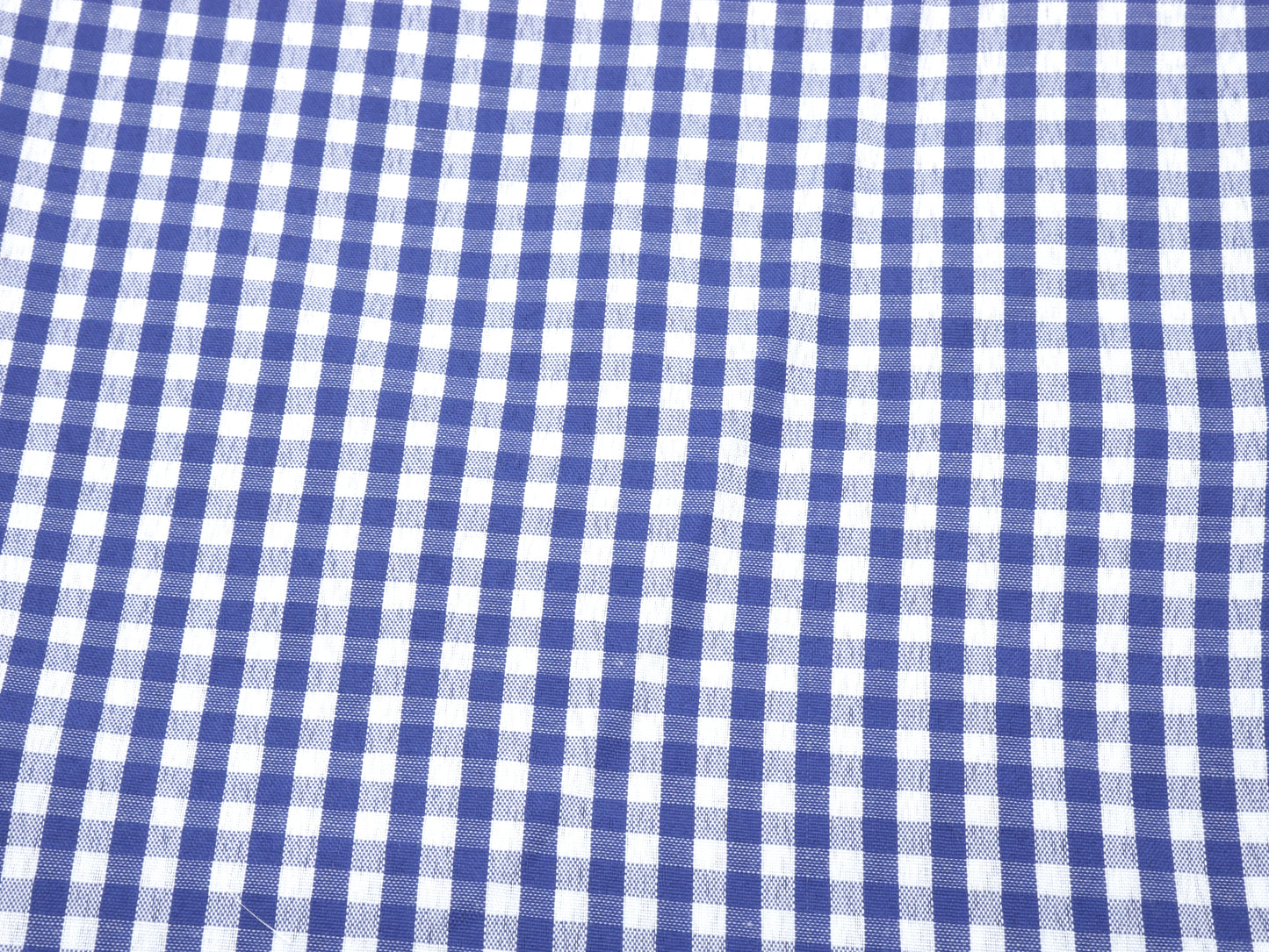 2 Yards - Dark Gingham Fabric, Medium Check