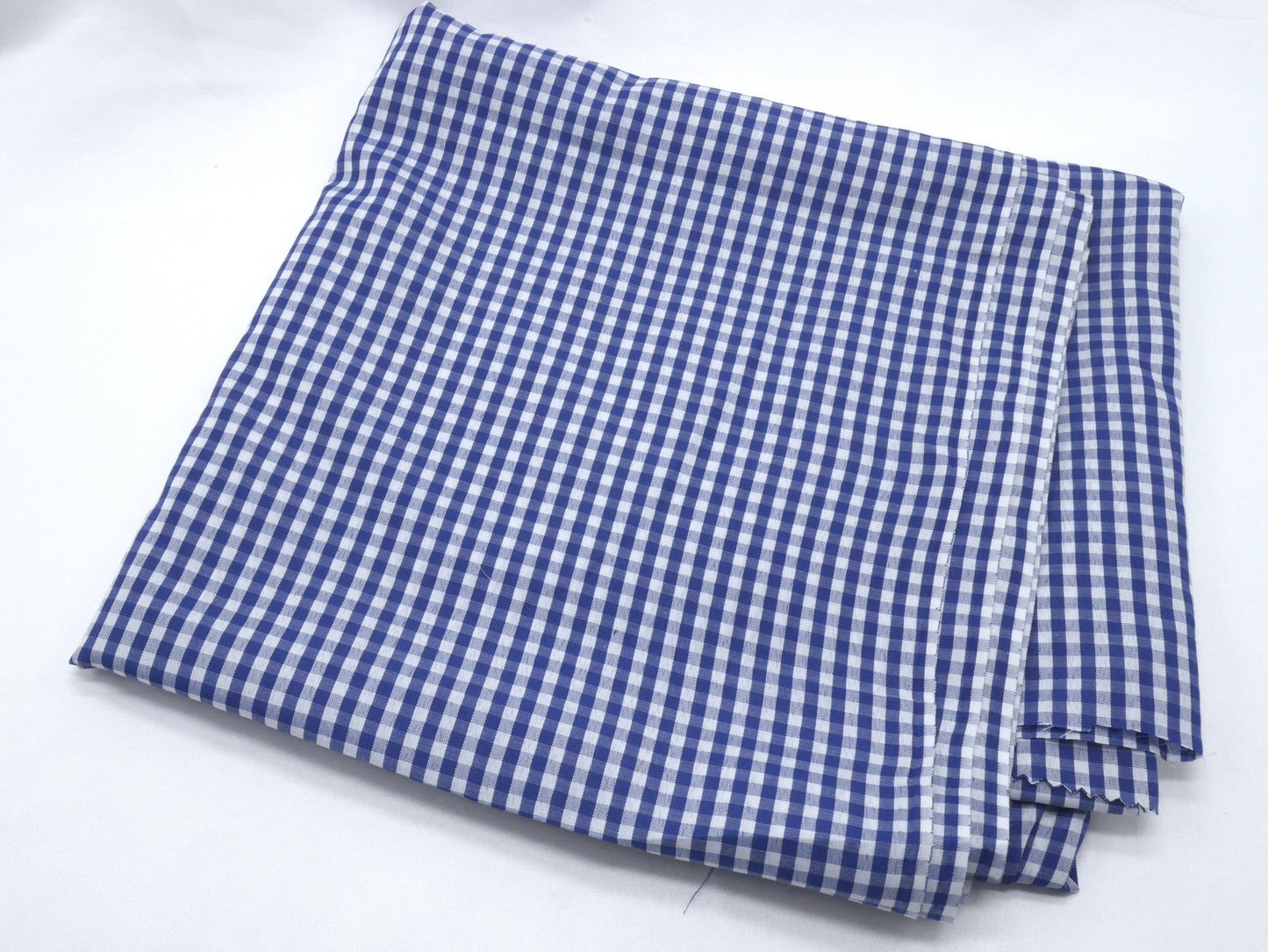 2 Yards - Dark Gingham Fabric, Medium Check