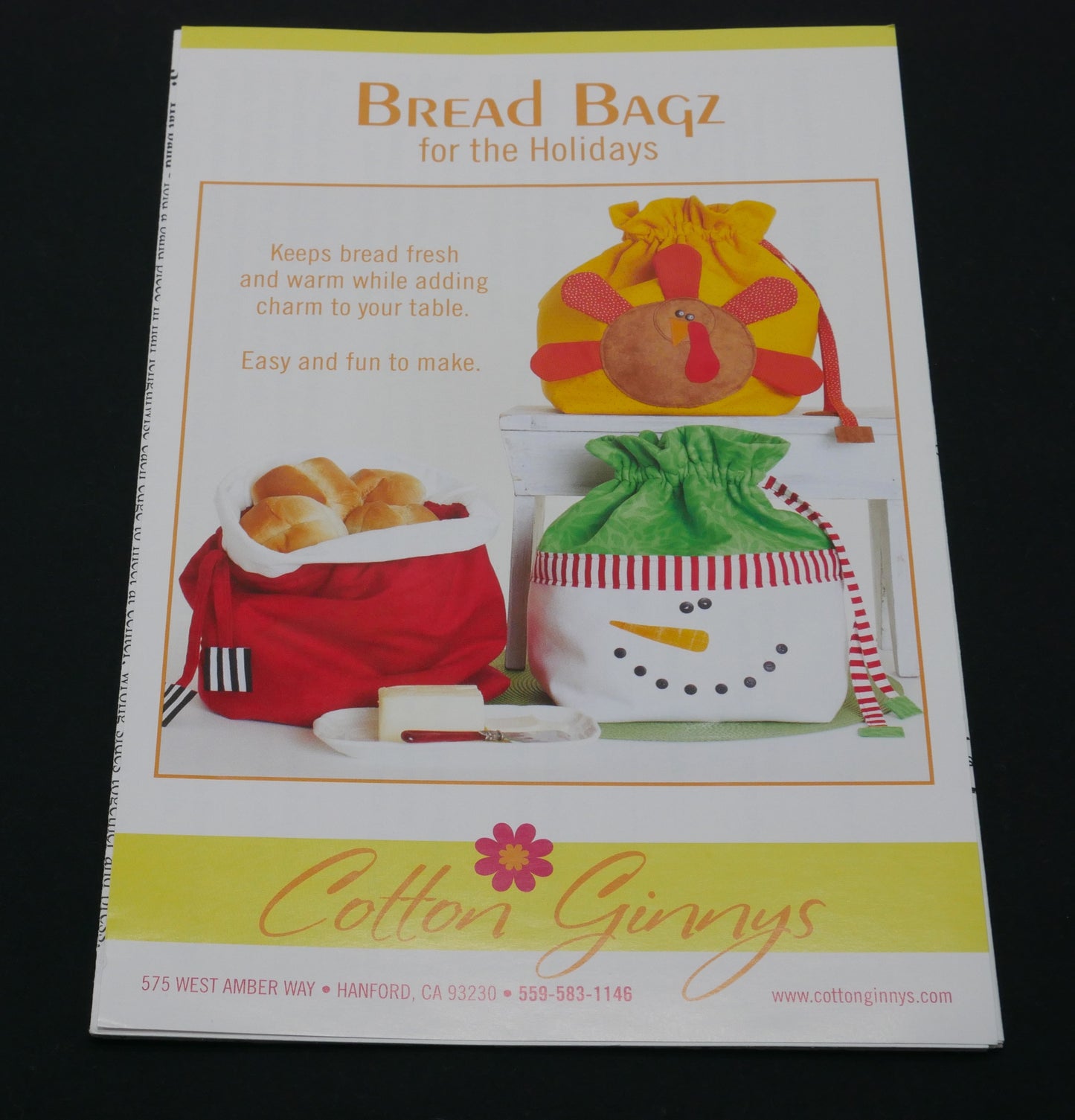 "Bread Bagz" Sewing Pattern