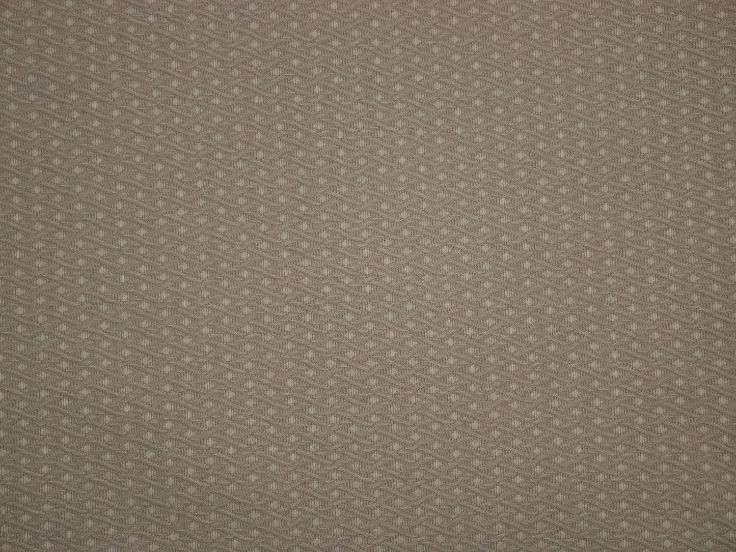 2 Yards - Beige Diamond Weave Upholstery Fabric