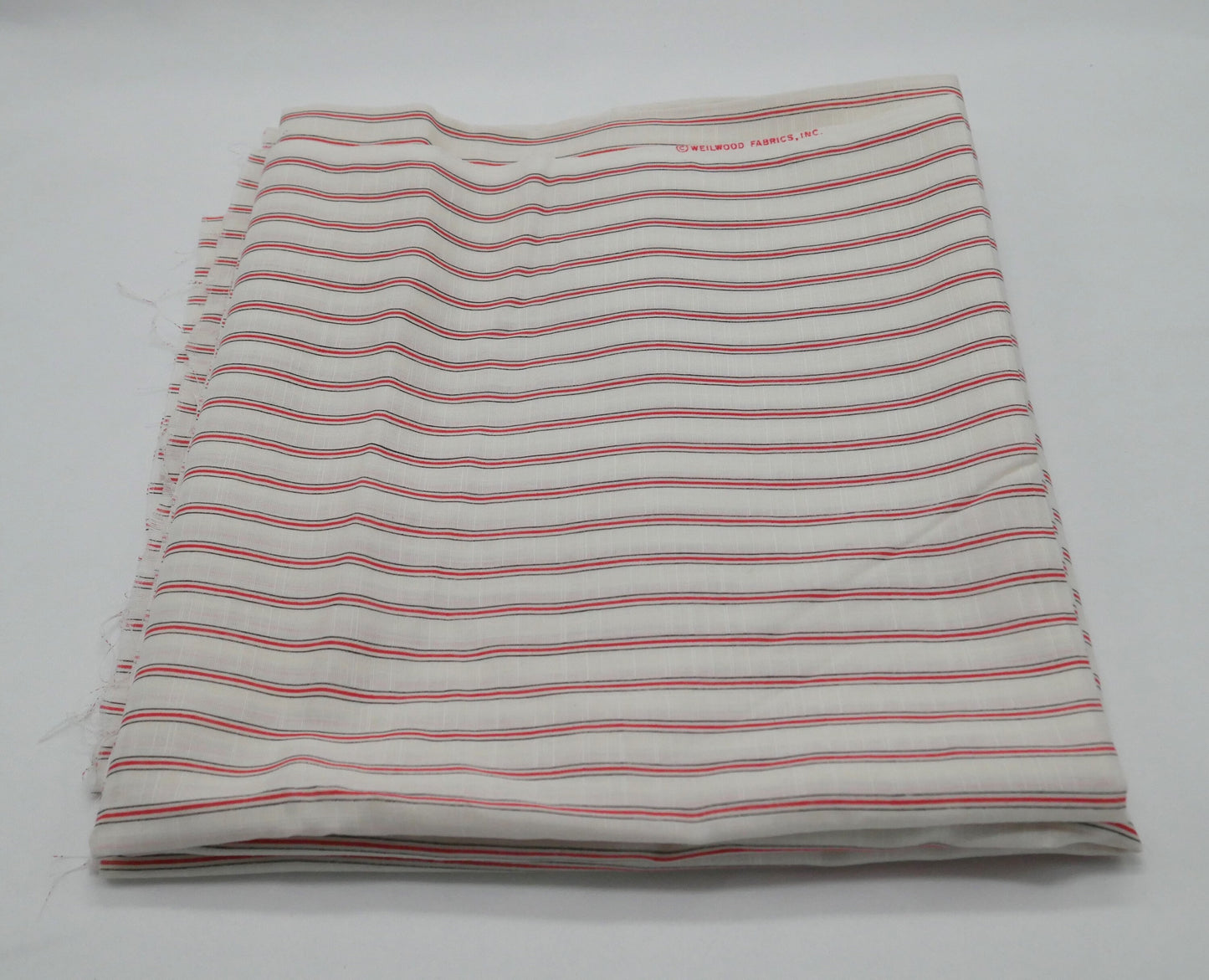 1 ¾ Yards - Lightweight Striped Fabric