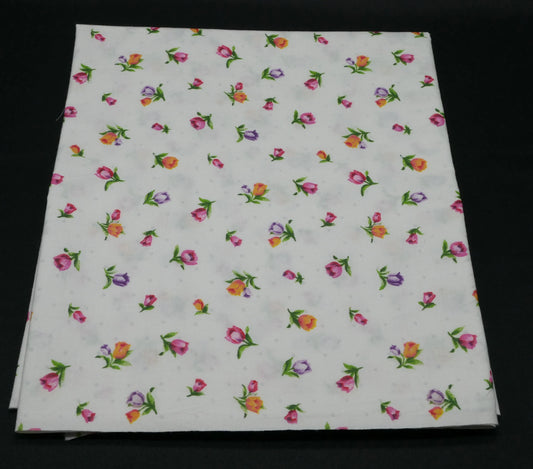 1 Yard - Tulip Print Quilting Cotton